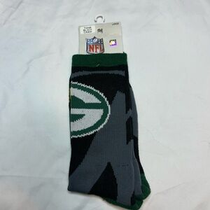 NFL Green Bay Packers "Tone Black" crew socks